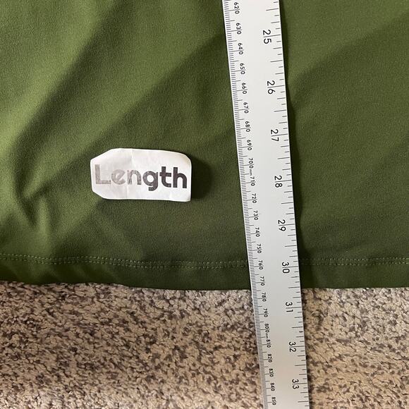 Susan Graver Womens 1X Minimalist Classic Liquid Knit Cowl Neck Tunic Top Green - Picture 11 of 11